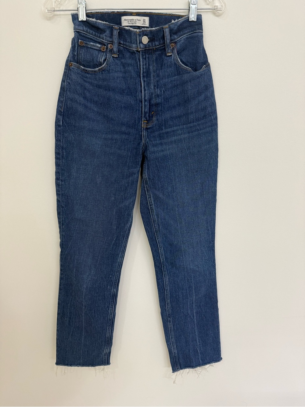 Abercrombie 90s Straight ultra high Rise Jeans size Curve love 24/00